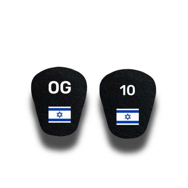 מגני עצם מיני - עם השם, המספר והדגל שלך!